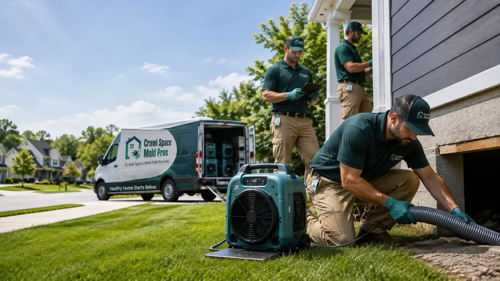Crawl Space Mold Removal in Ashton, IA